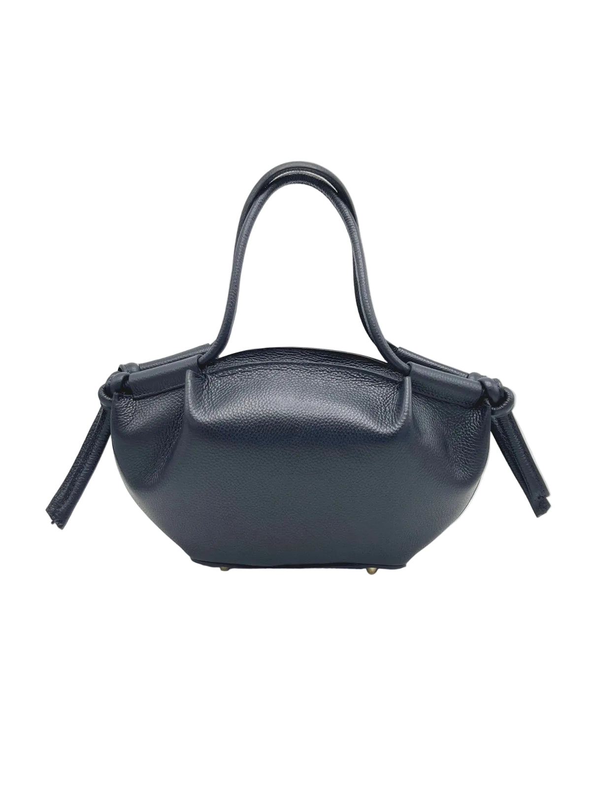 Women's Genuine Leather Top Handle Bag with Crossbody Strap, Made in Italy, art. 112727