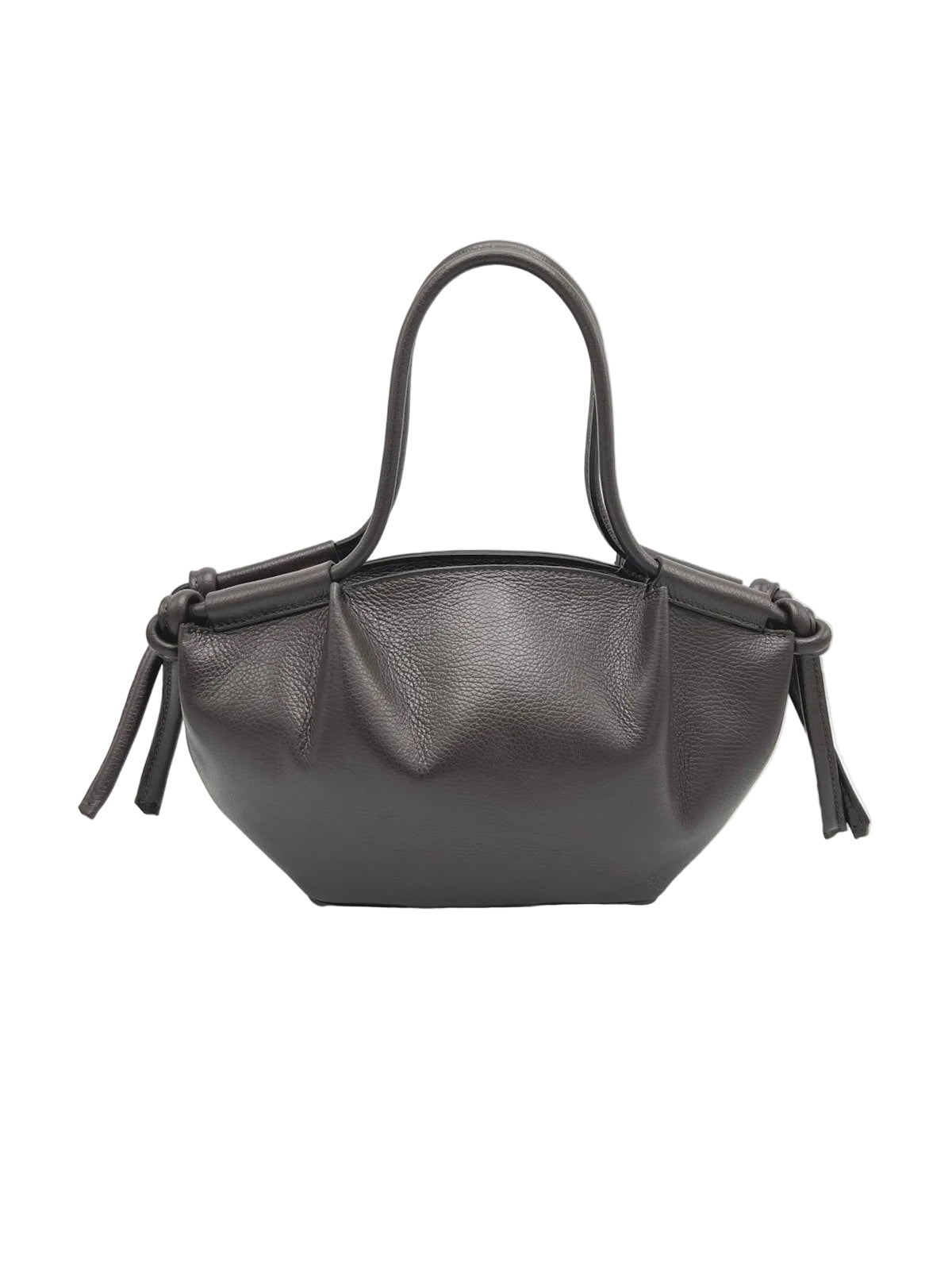 Women's Genuine Leather Top Handle Bag with Crossbody Strap, Made in Italy, art. 112727