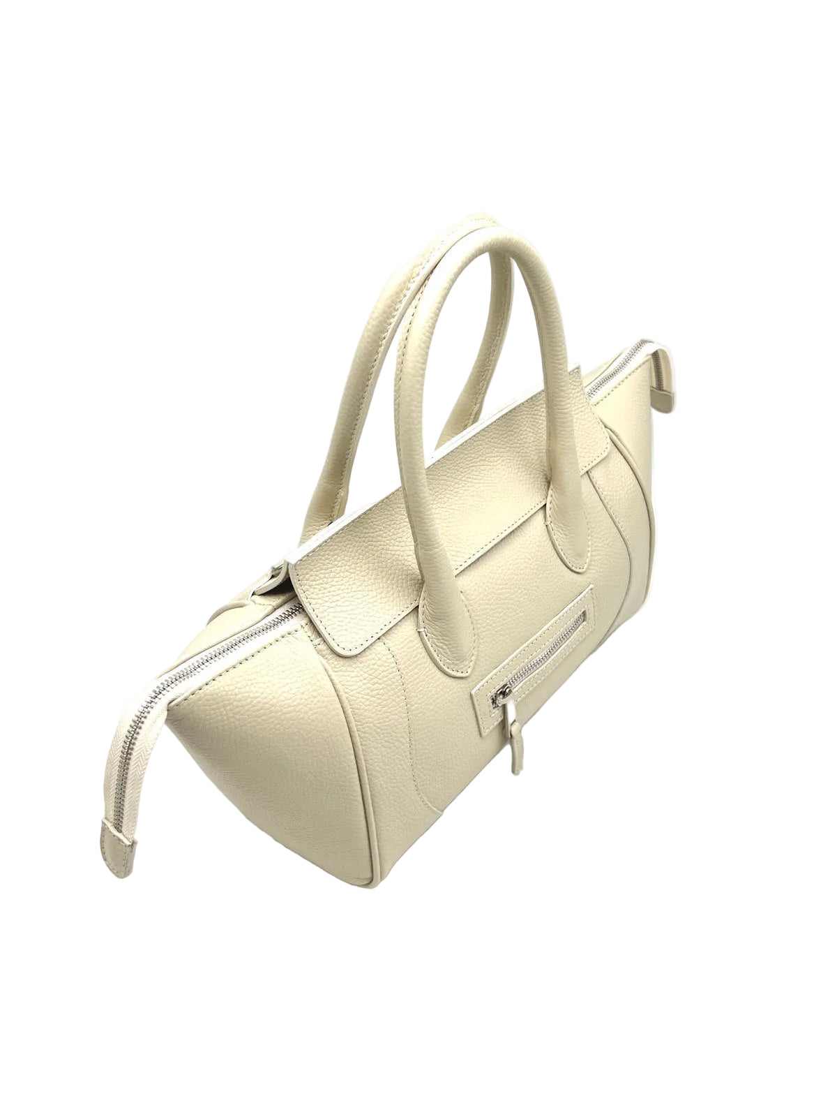 Women's Genuine Leather Handbag with Crossbody Strap, Made in Italy, art. 112723