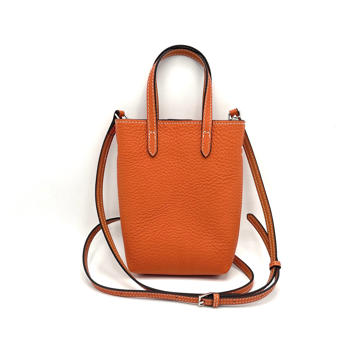 Genuine leather mini shoulder bag, art. 2511