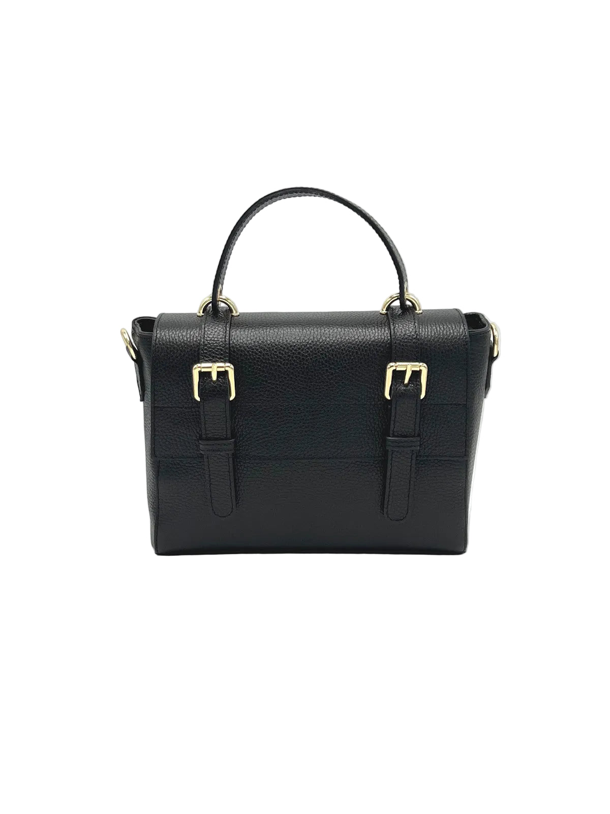 Women's Classic Genuine Leather Top-Handle Satchel, Made in Italy, art. 112730