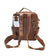 Genuine Leather backpack, Brand Basile, for men, art. 3545TI.392