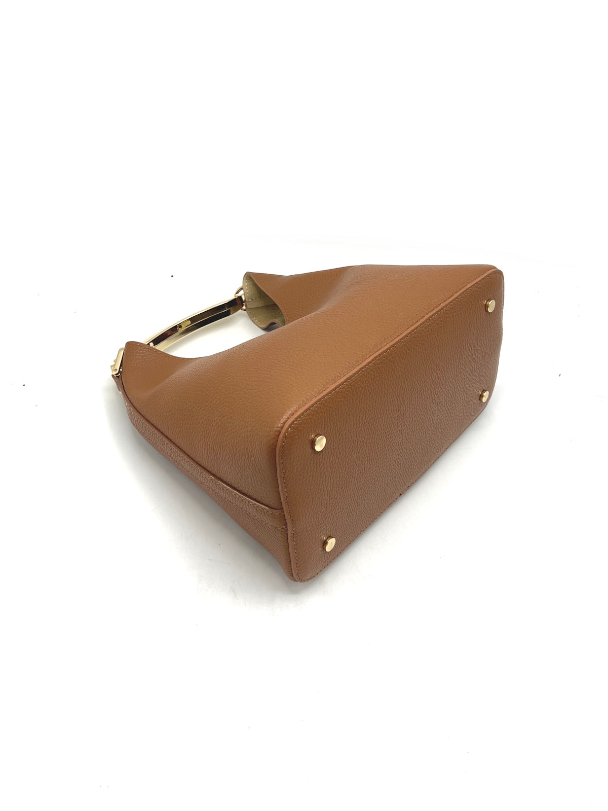 Women's Genuine Leather Hand Bag with Crossbody Strap, Made in Italy, art. 112732