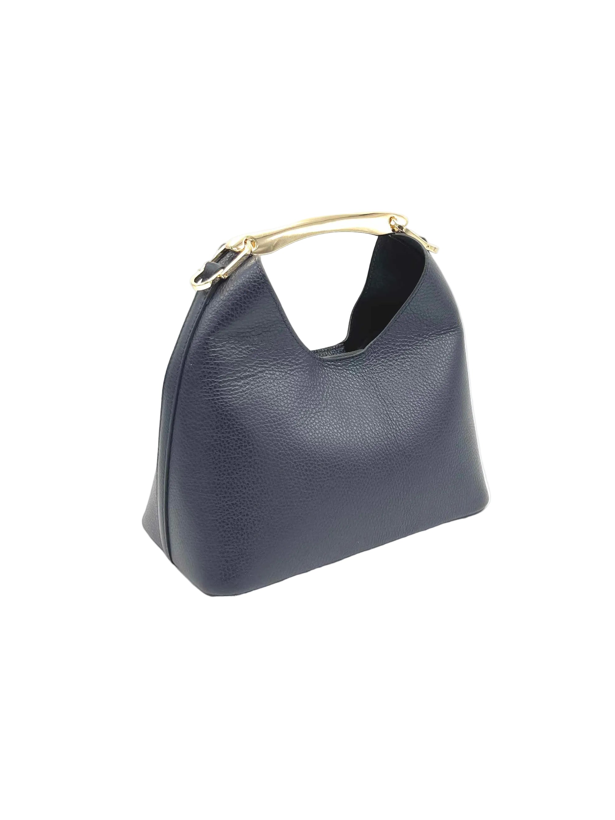 Women's Genuine Leather Hand Bag with Crossbody Strap, Made in Italy, art. 112732
