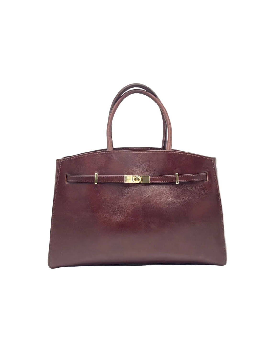 Women's Genuine Leather Hand Bag with Crossbody Strap, Made in Italy, art. 112731