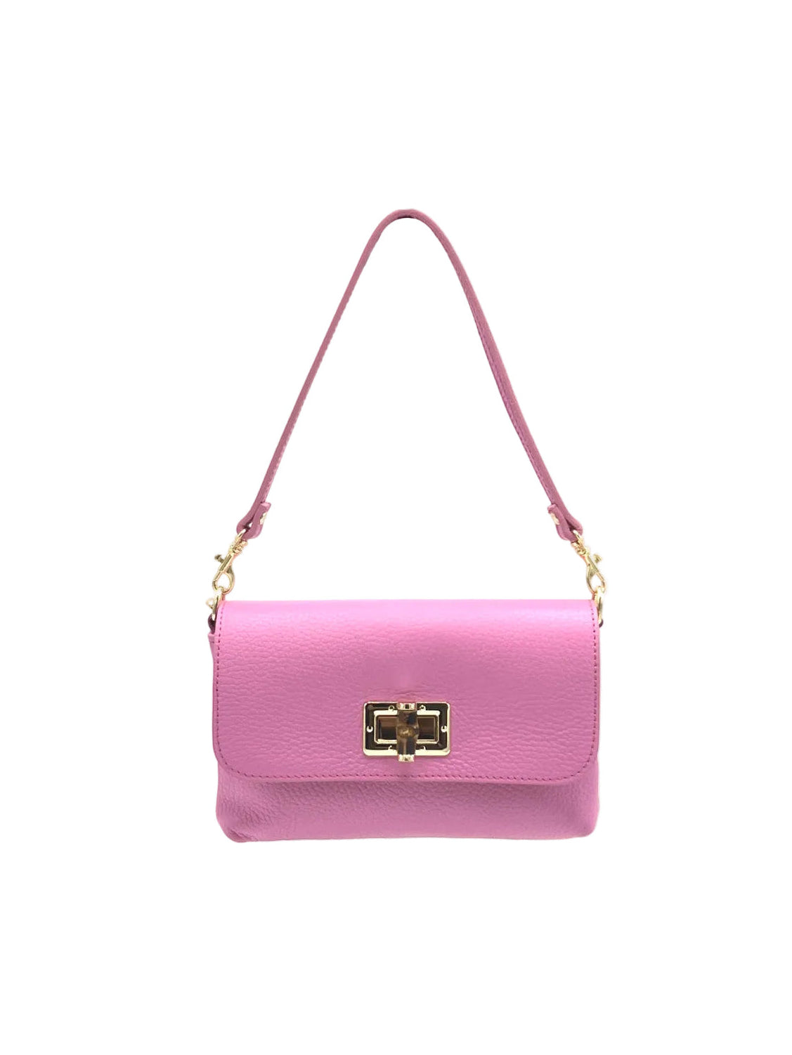 Summer Collection, Women's Genuine Leather Mini Flap Shoulder Bag, Made in Italy, art. 112720
