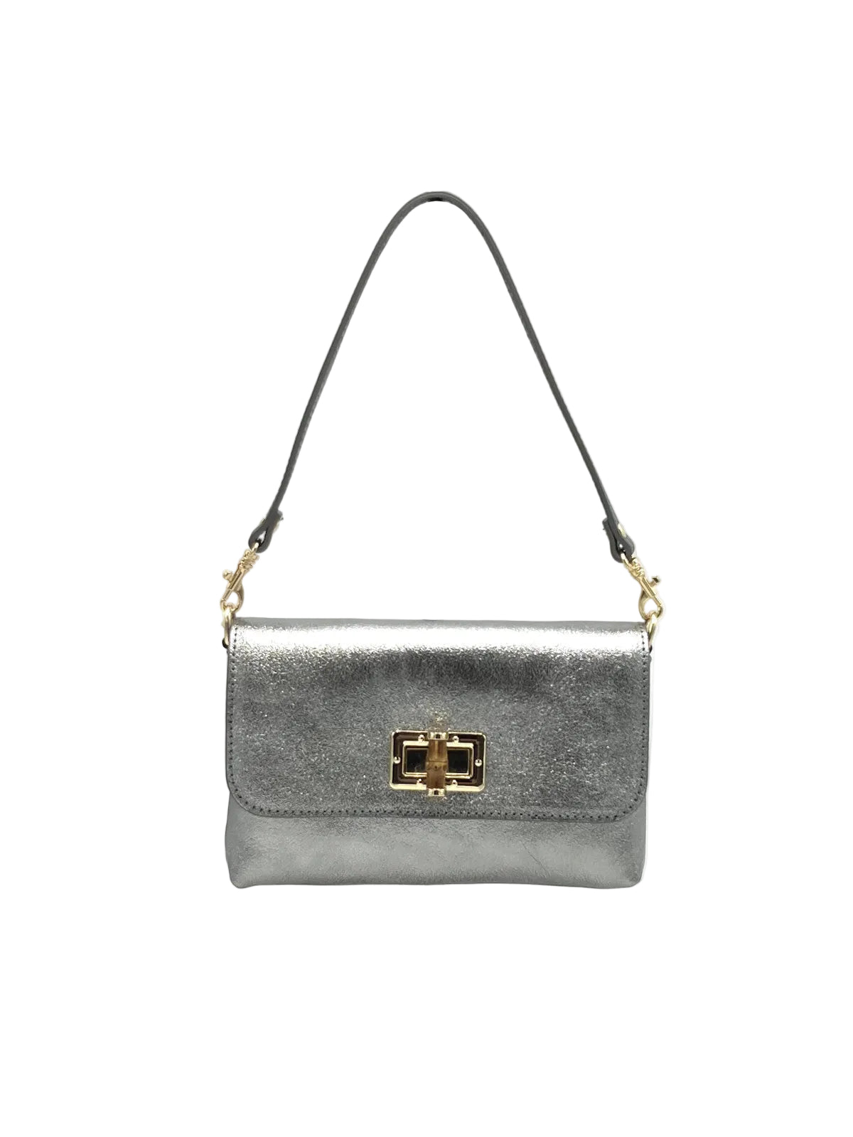 Summer Collection, Women's Genuine Leather Mini Flap Shoulder Bag, Made in Italy, art. 112720