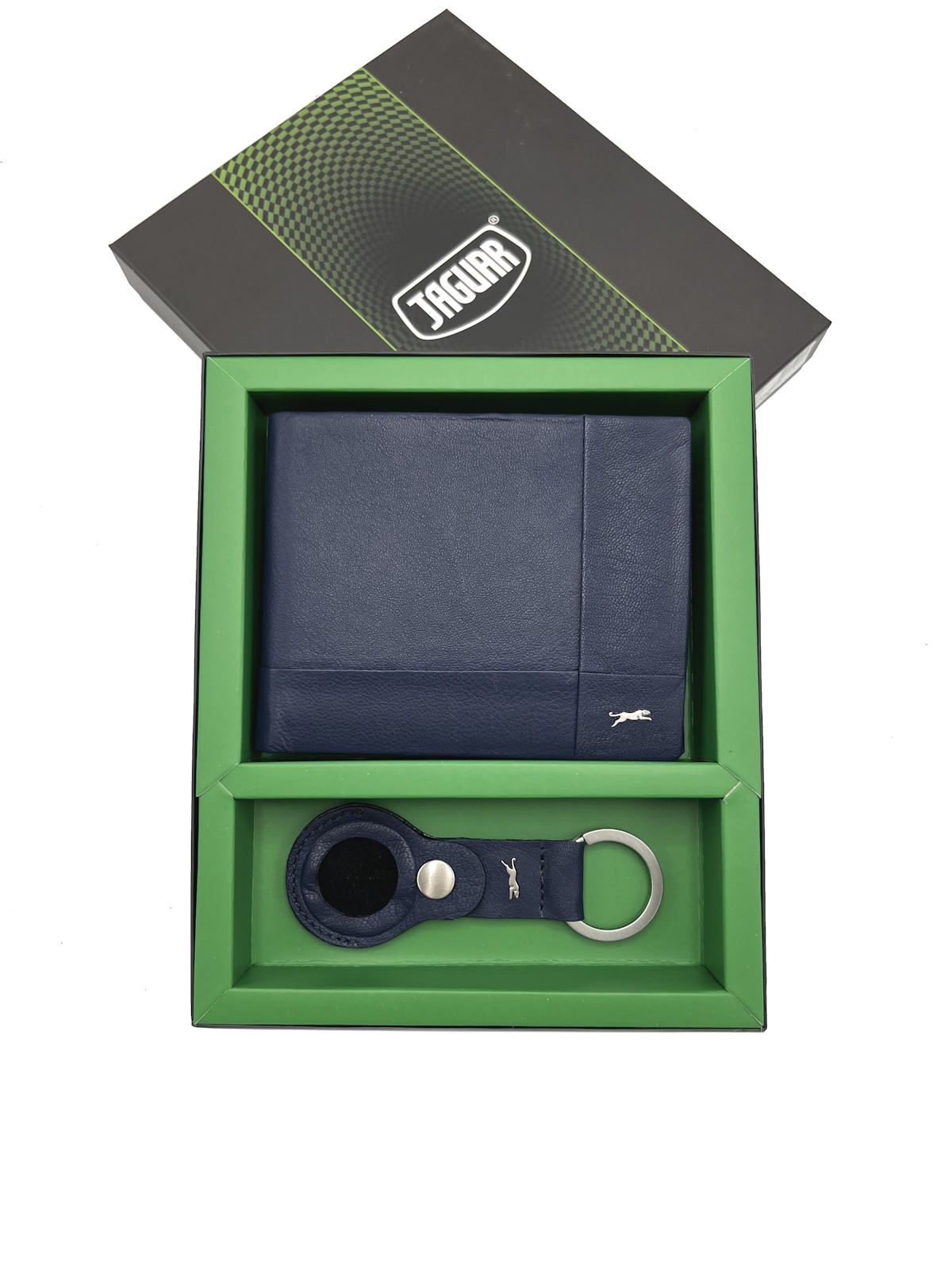Set wallet and key holder, Jaguar gift box, for men, art. PARURE768