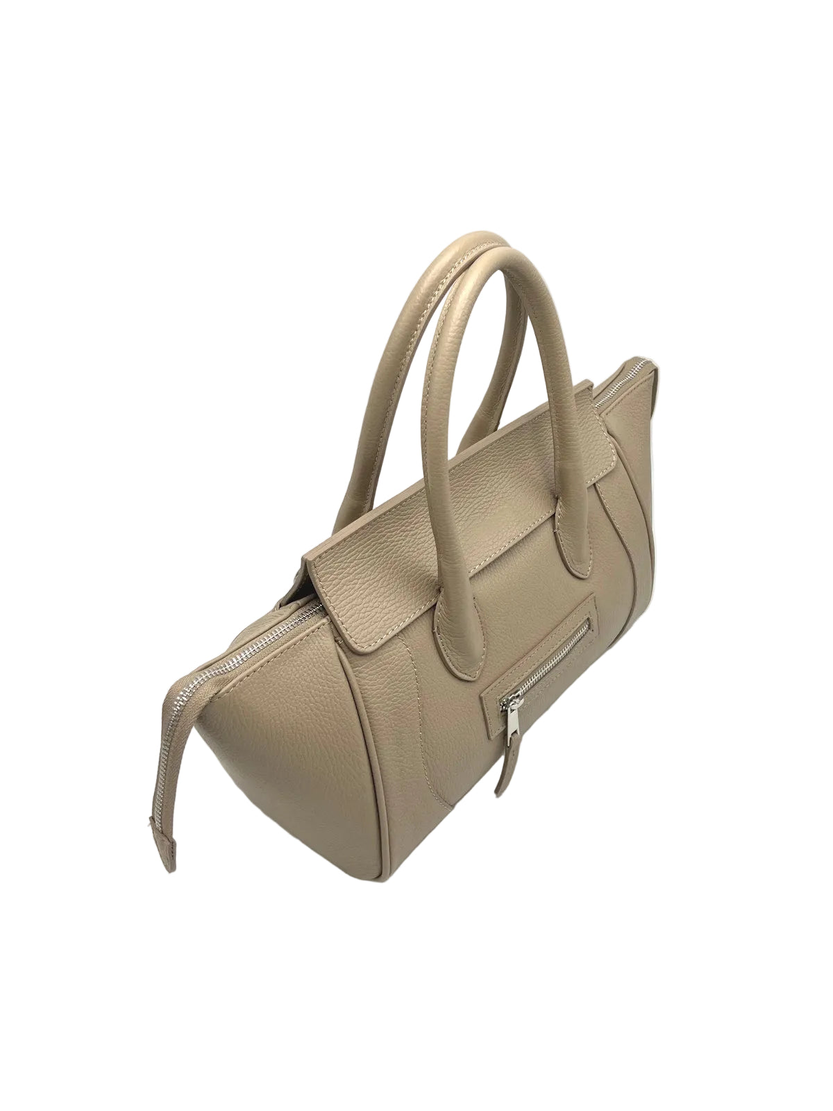 Women's Genuine Leather Handbag with Crossbody Strap, Made in Italy, art. 112723
