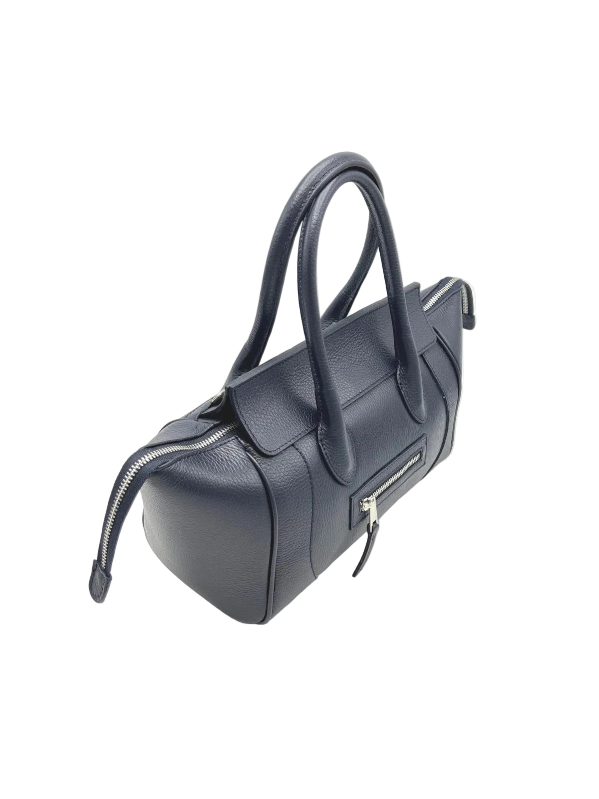 Women's Genuine Leather Handbag with Crossbody Strap, Made in Italy, art. 112723