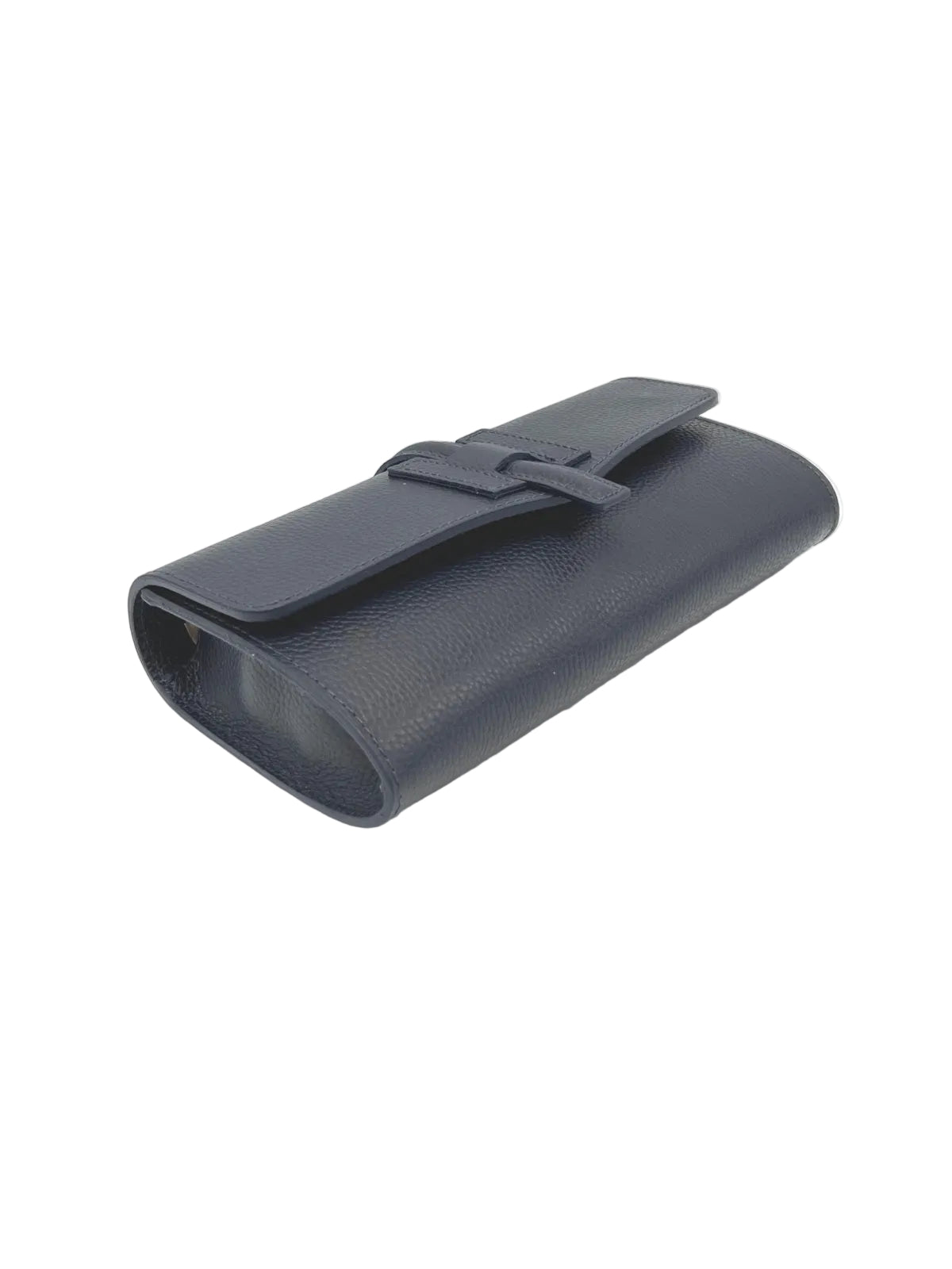 Women's Genuine Leather Flap Clutch with Detachable Strap, Made in Italy, art. 112740