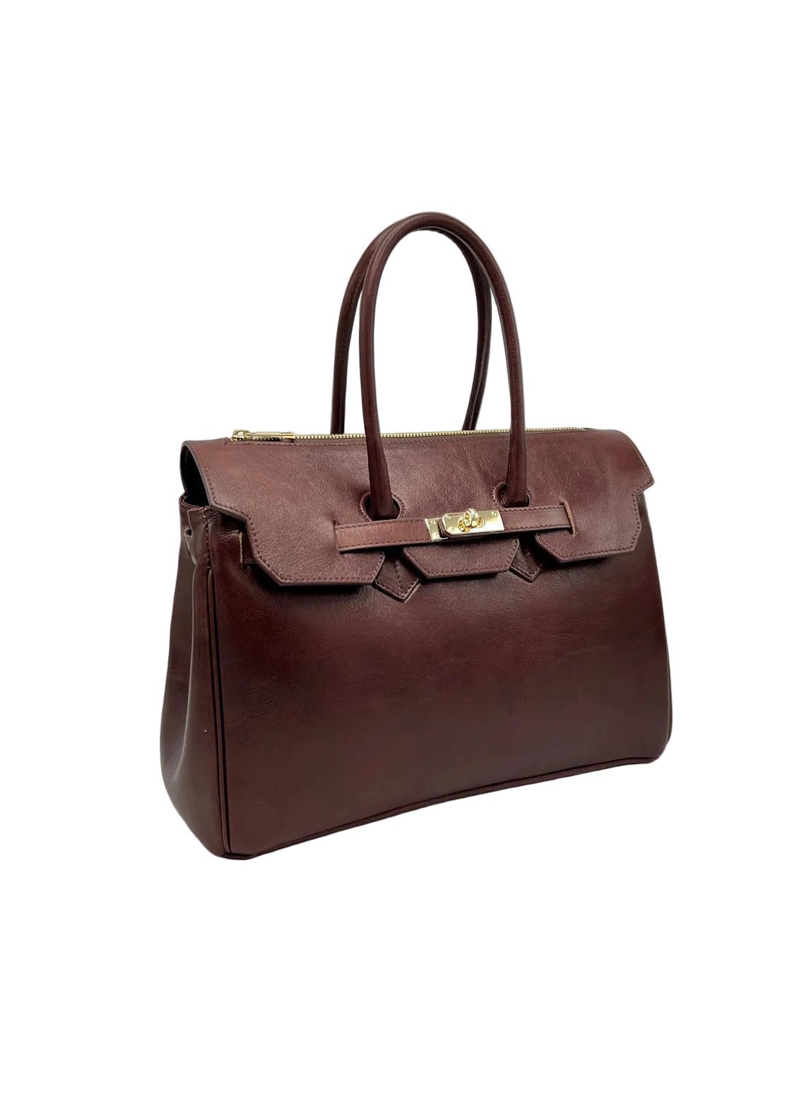 Women's Genuine Leather Handbag, Made in Italy, art. 112737