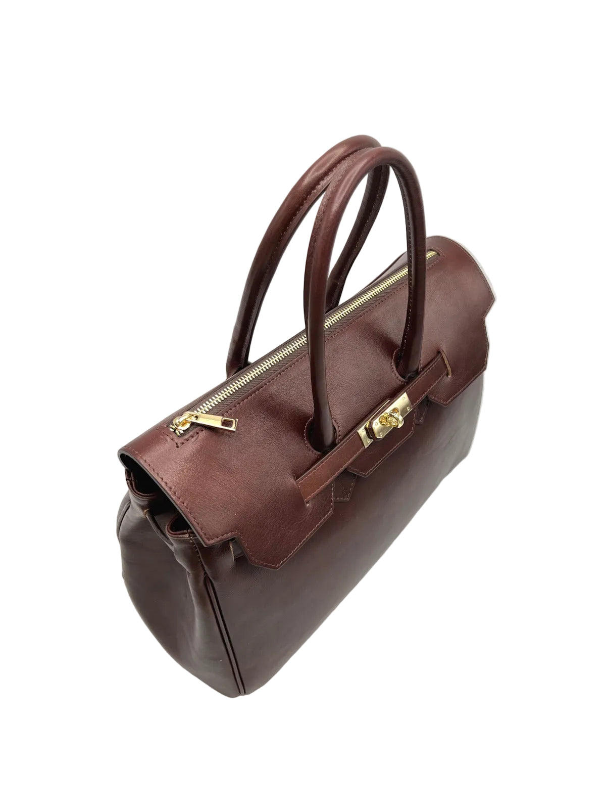 Women's Genuine Leather Handbag, Made in Italy, art. 112737