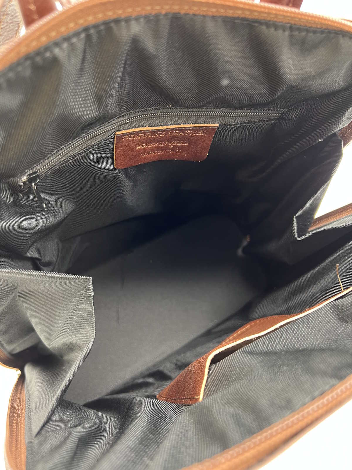 Genuine Leather Backpack, Made in Italy, art. 112744