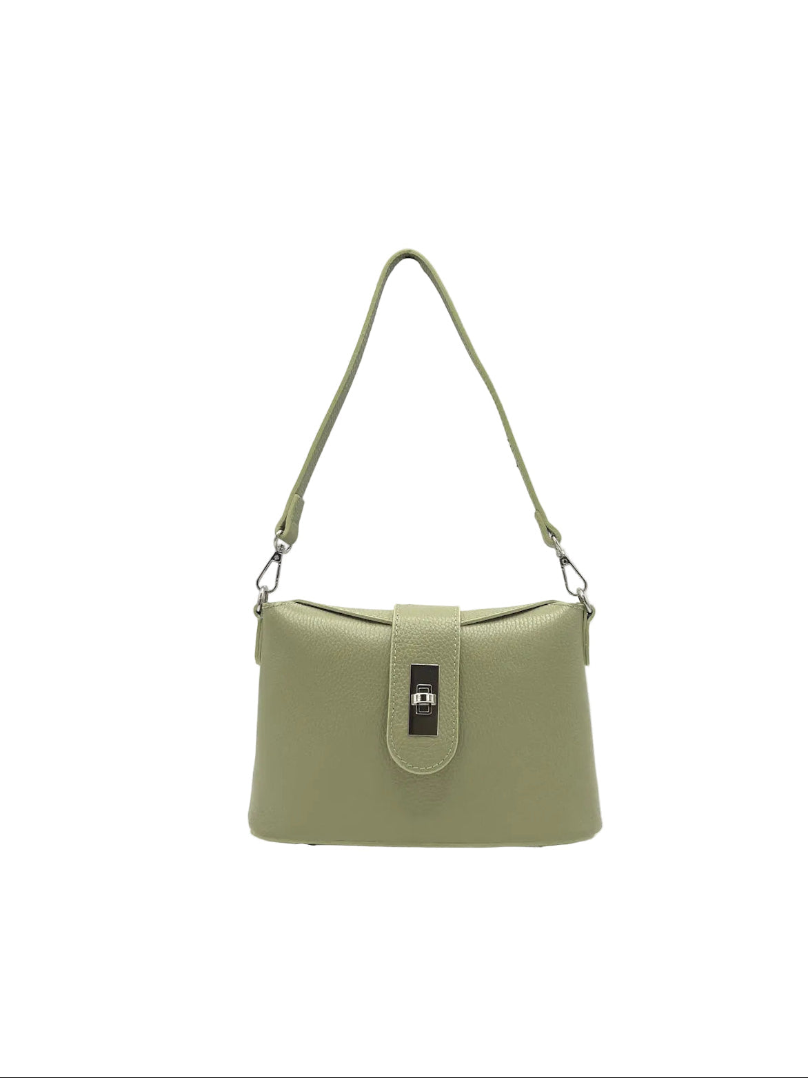 Women's Genuine Leather Shoulder Bag, Made in Italy, art. 112745