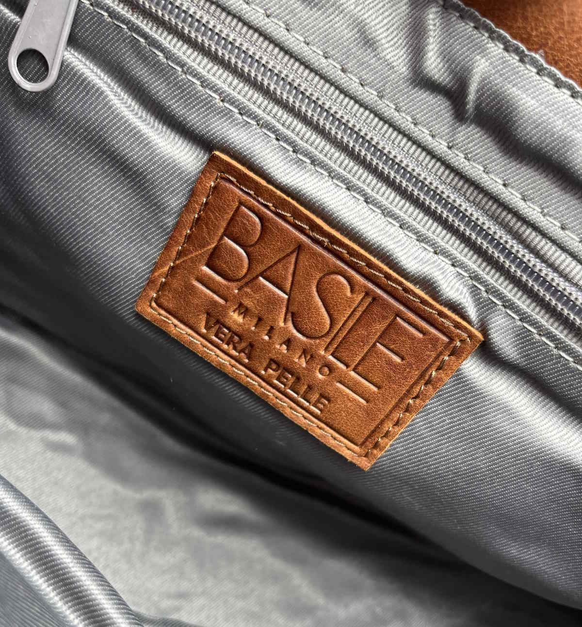 Genuine Leather shoulder bag, Brand Basile,  art. BA3672DX.392