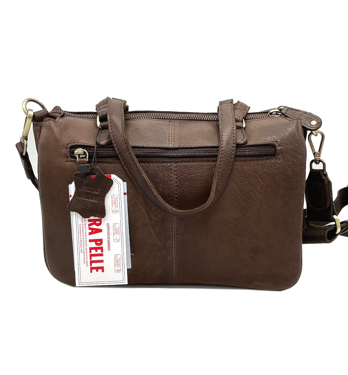 Genuine Leather shoulder bag, Brand Basile,  art. BA3673DX.392