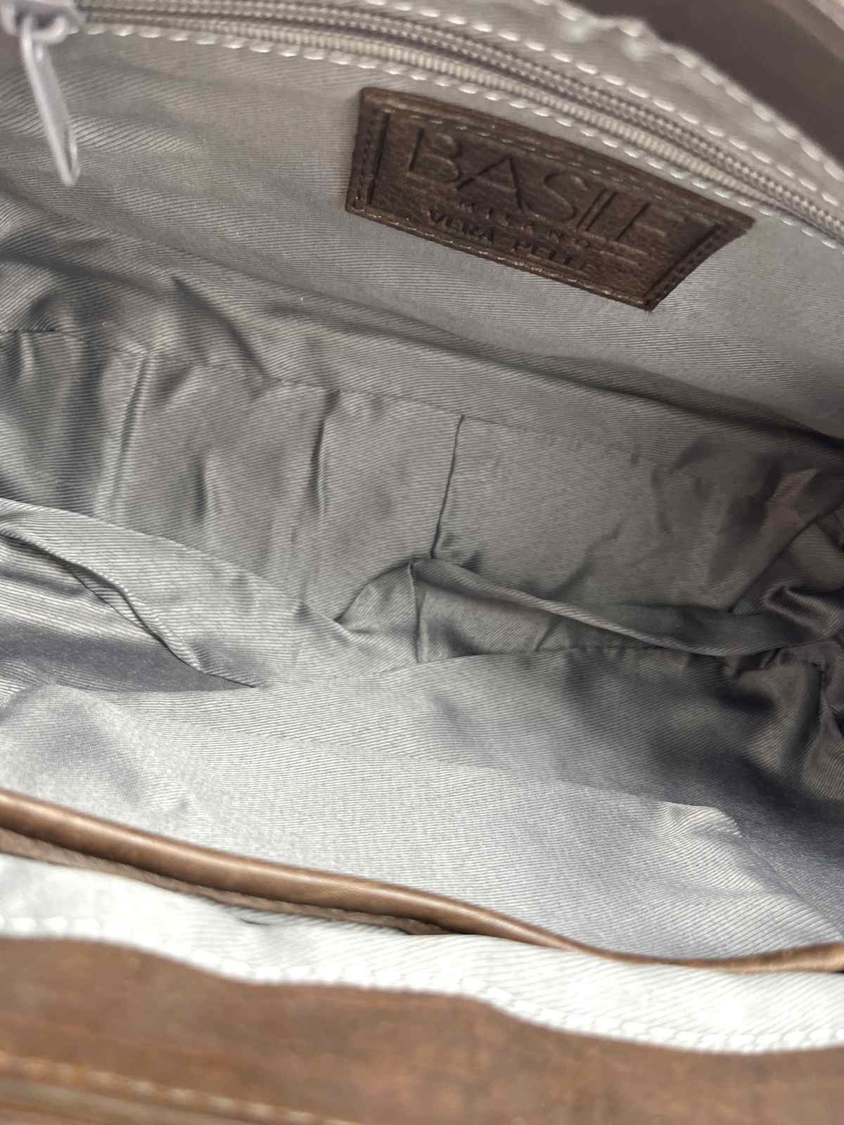 Genuine Leather shoulder bag, Brand Basile,  art. BA3673DX.392