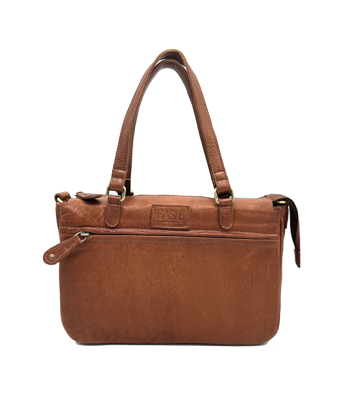 Genuine Leather shoulder bag, Brand Basile,  art. BA3673DX.392