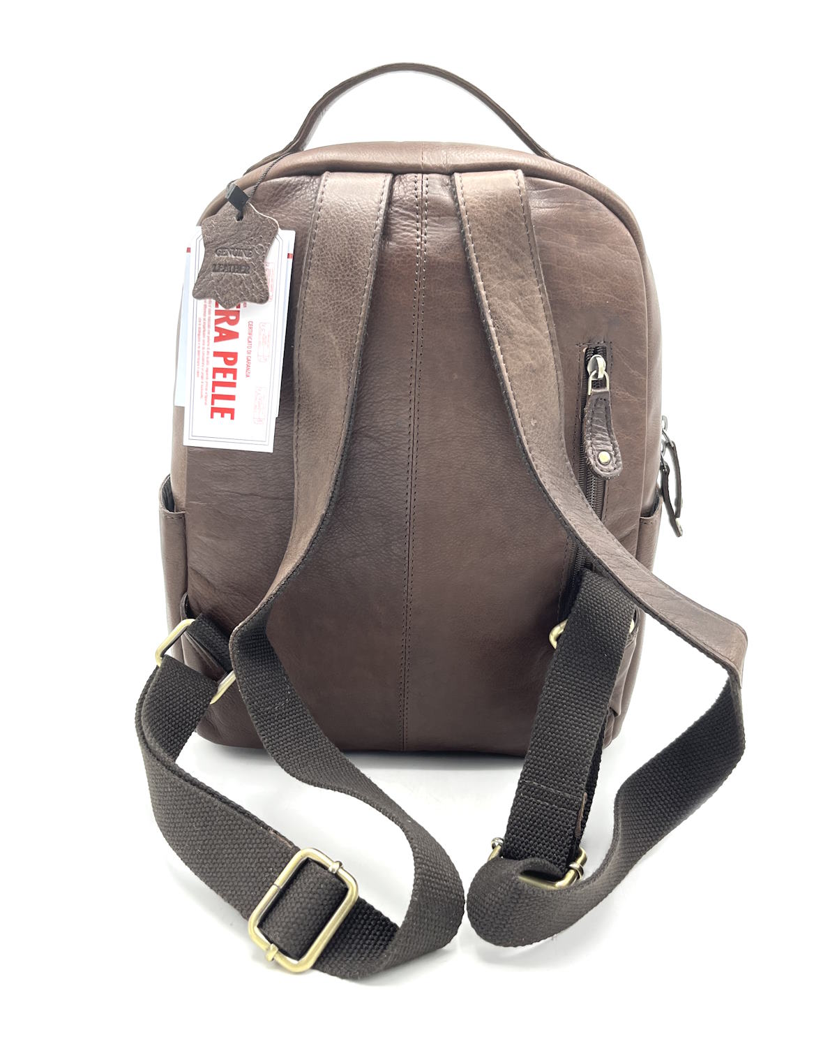 Genuine Leather backpack, Brand Basile,  art. BA3545DX.392