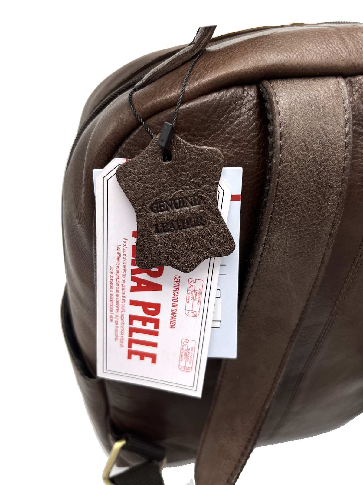 Genuine Leather backpack, Brand Basile,  art. BA3545DX.392