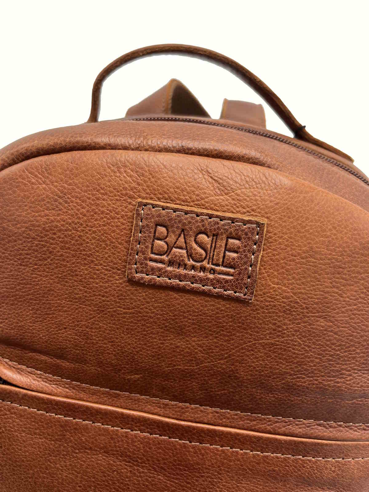 Genuine Leather backpack, Brand Basile,  art. BA3666DX.392