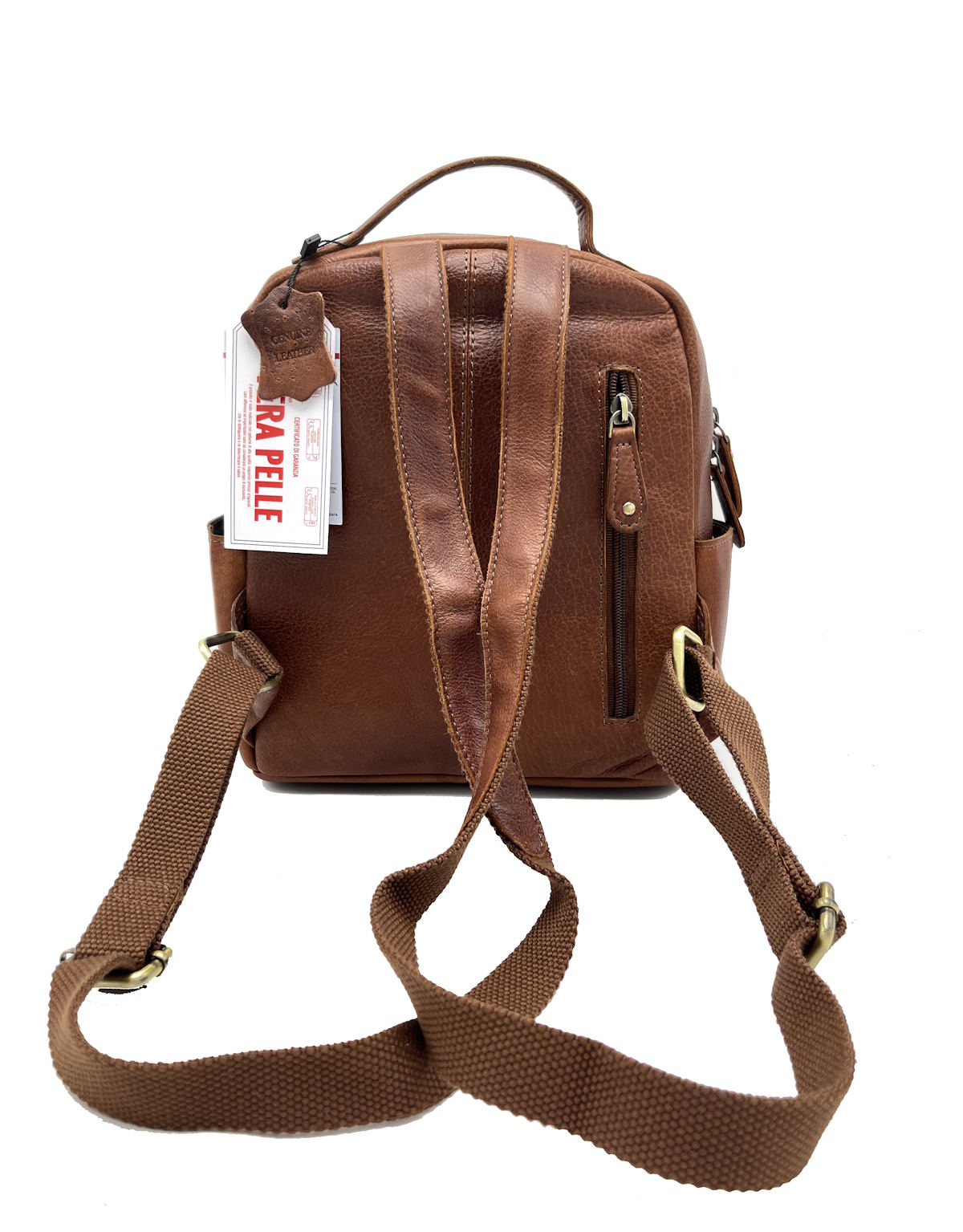 Genuine Leather backpack, Brand Basile,  art. BA3666DX.392