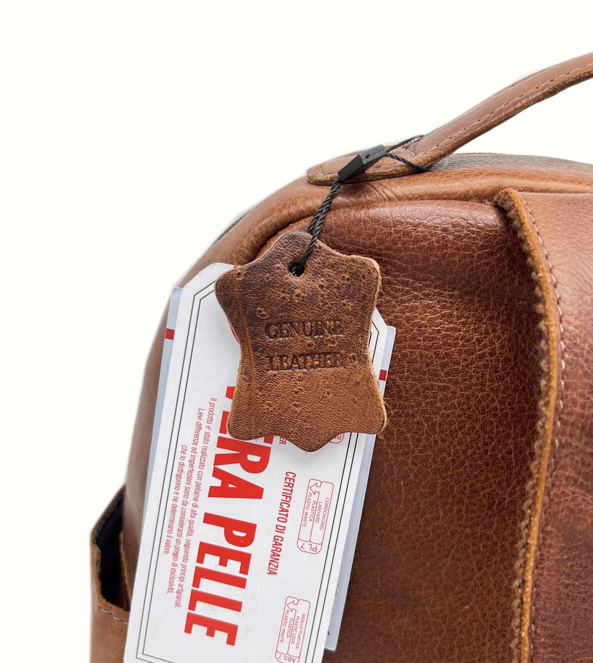 Genuine Leather backpack, Brand Basile,  art. BA3666DX.392