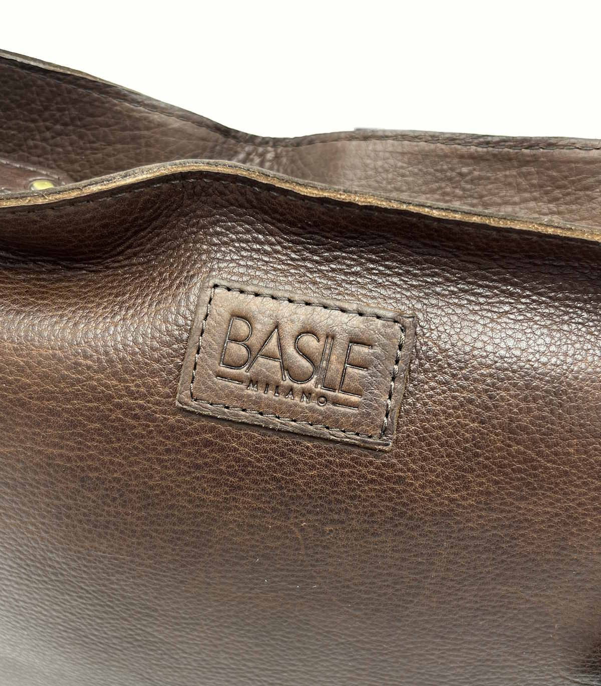 Genuine Leather shoulder bag, Brand Basile,  art. BA3665DX.392