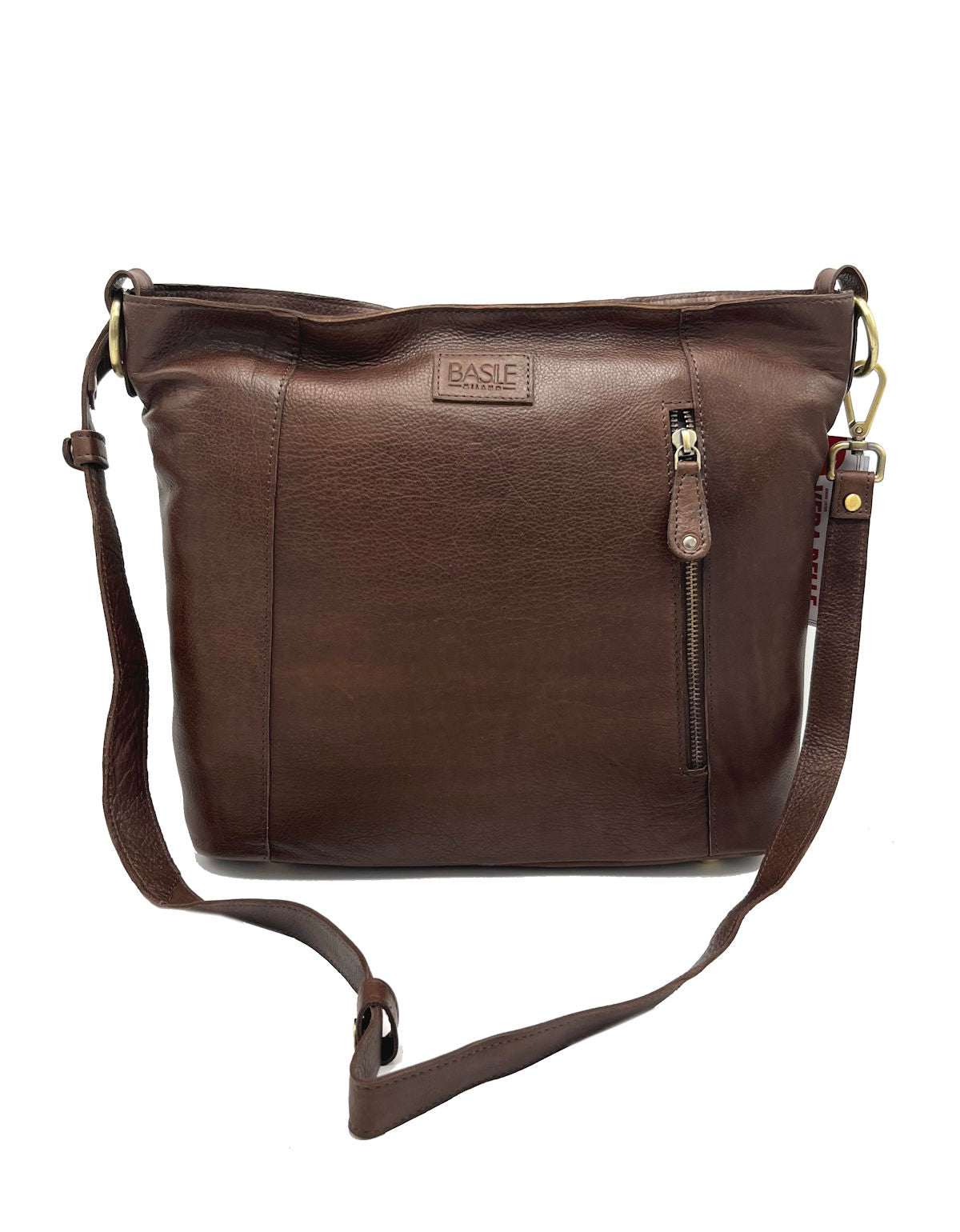 Genuine Leather shoulder bag, Brand Basile,  art. BA3665DX.392