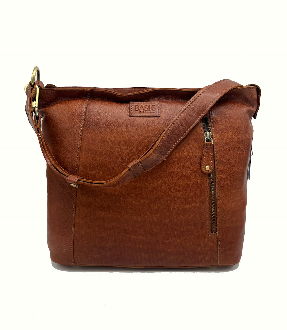 Genuine Leather shoulder bag, Brand Basile,  art. BA3665DX.392