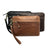 Genuine Leather hand bag, Brand Basile,  art. BA3667TI