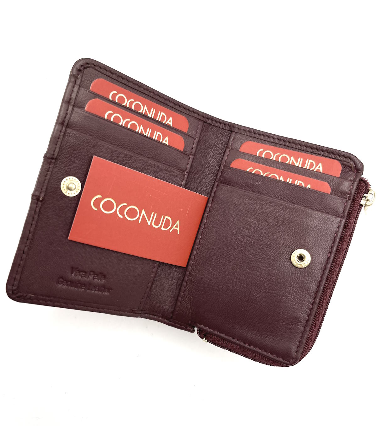 Portafoglio in vera pelle, Coconuda da donna, art. PDK325-77