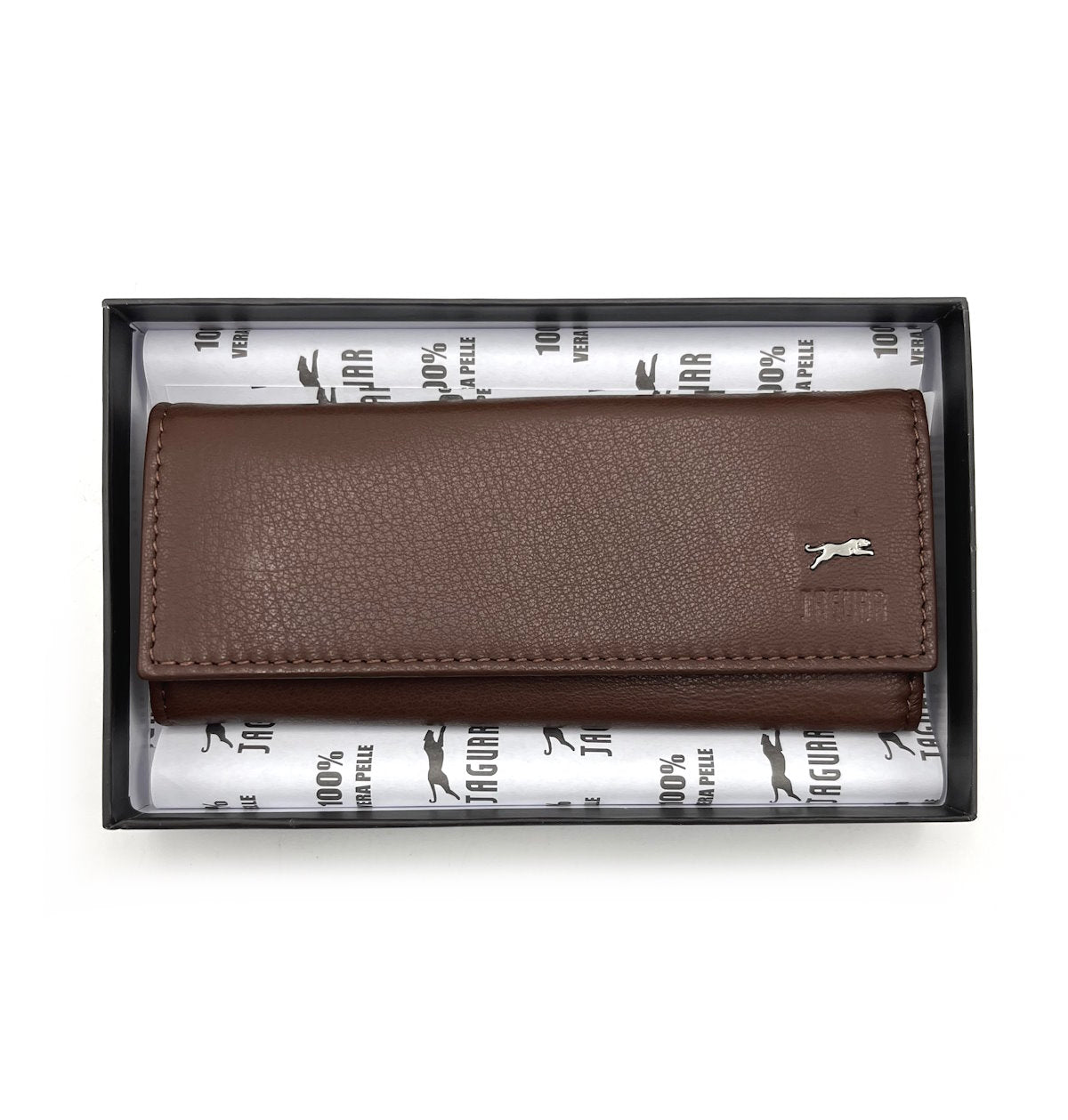 Genuine leather key holder, Jaguar, for men, art. PF701-19