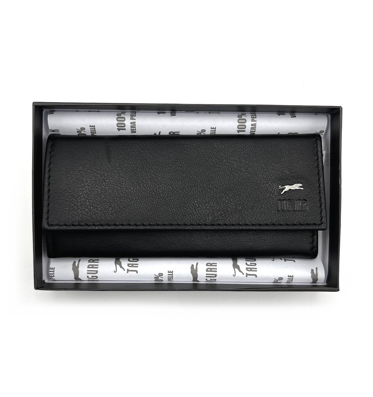 Genuine leather key holder, Jaguar, for men, art. PF701-19