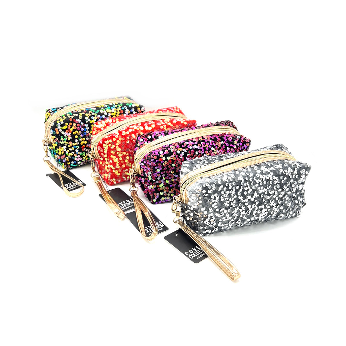 Wristlet cosmetic bag, Coveri collection, art. 244956