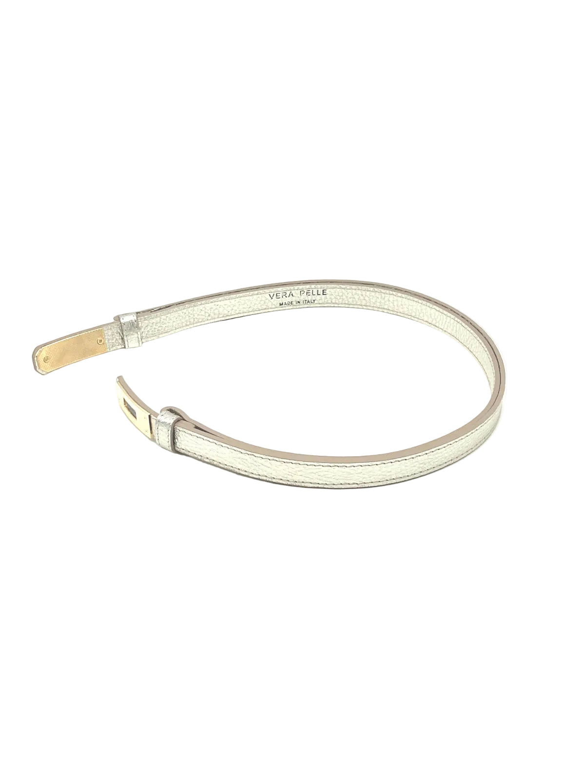 Women’s Adjustable Genuine Leather Dress Belt, Made in Italy, art. 602001LA