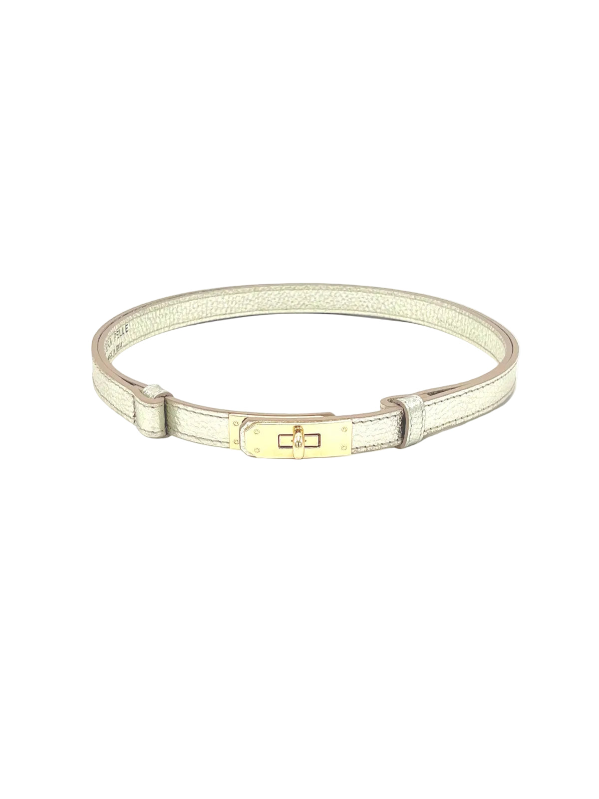 Women’s Adjustable Genuine Leather Dress Belt, Made in Italy, art. 602001LA