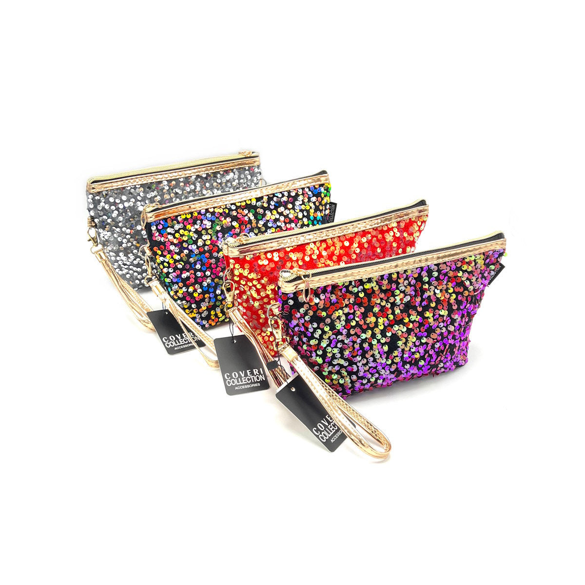 Wristlet cosmetic bag, Coveri collection, art. 244955