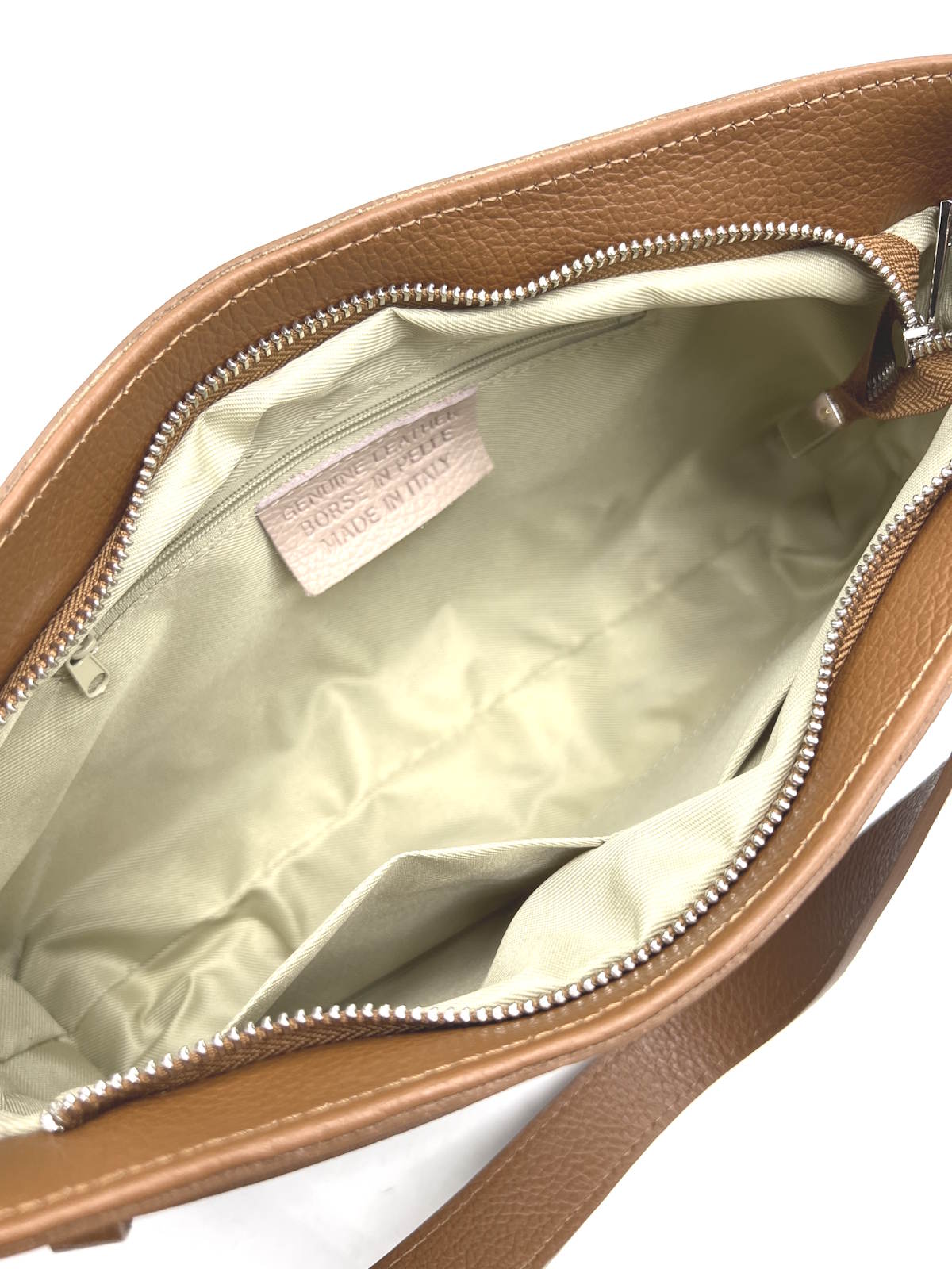 Women's Genuine Leather Shoulder Bag, Made in Italy, art. 112748