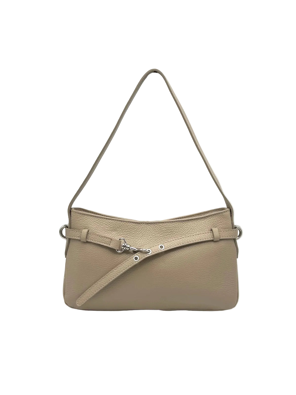 Women's Genuine Leather Shoulder Bag, Made in Italy, art. 112748