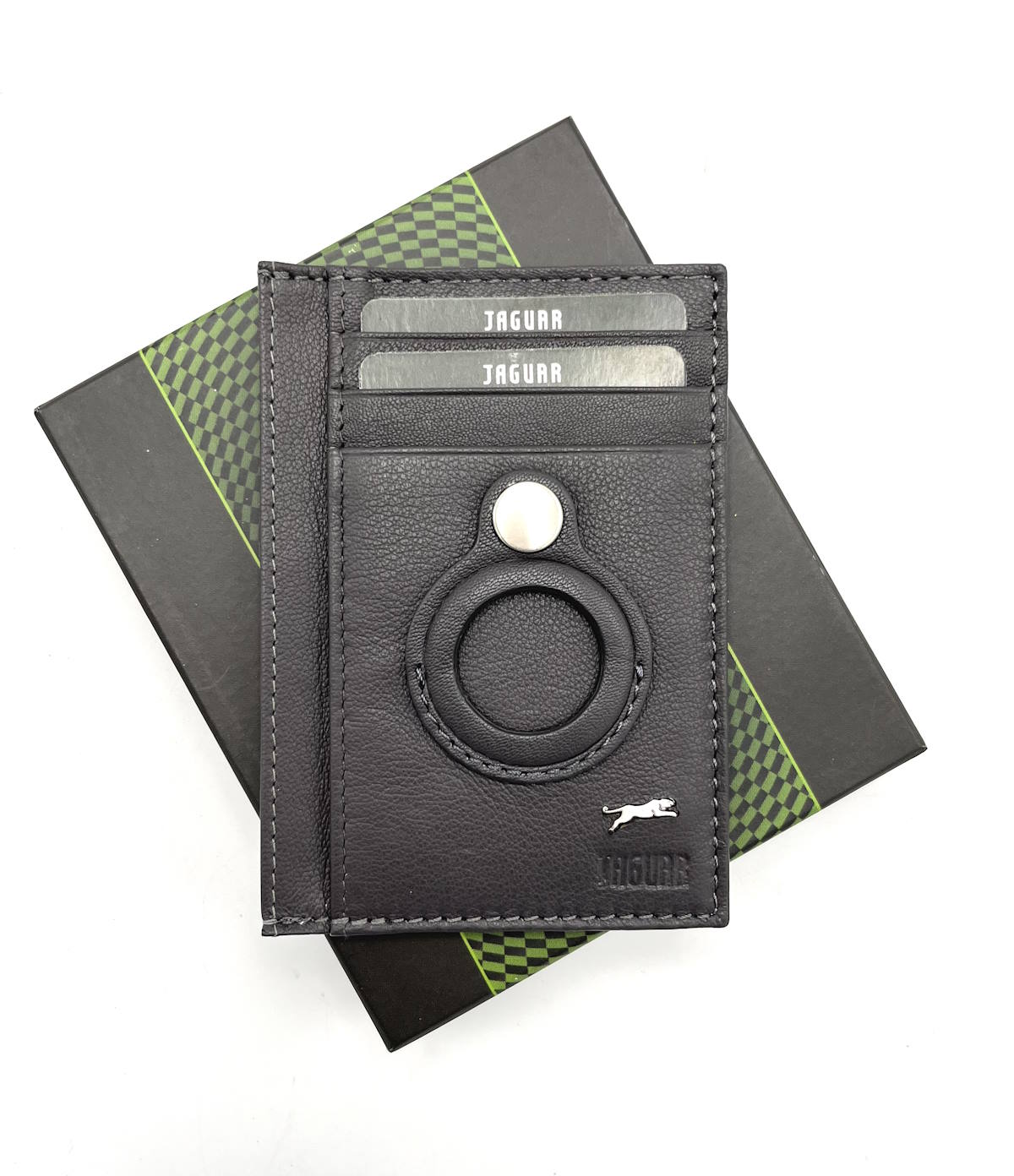 Genuine leather card holder, Jaguar, for men, art. PF701-83
