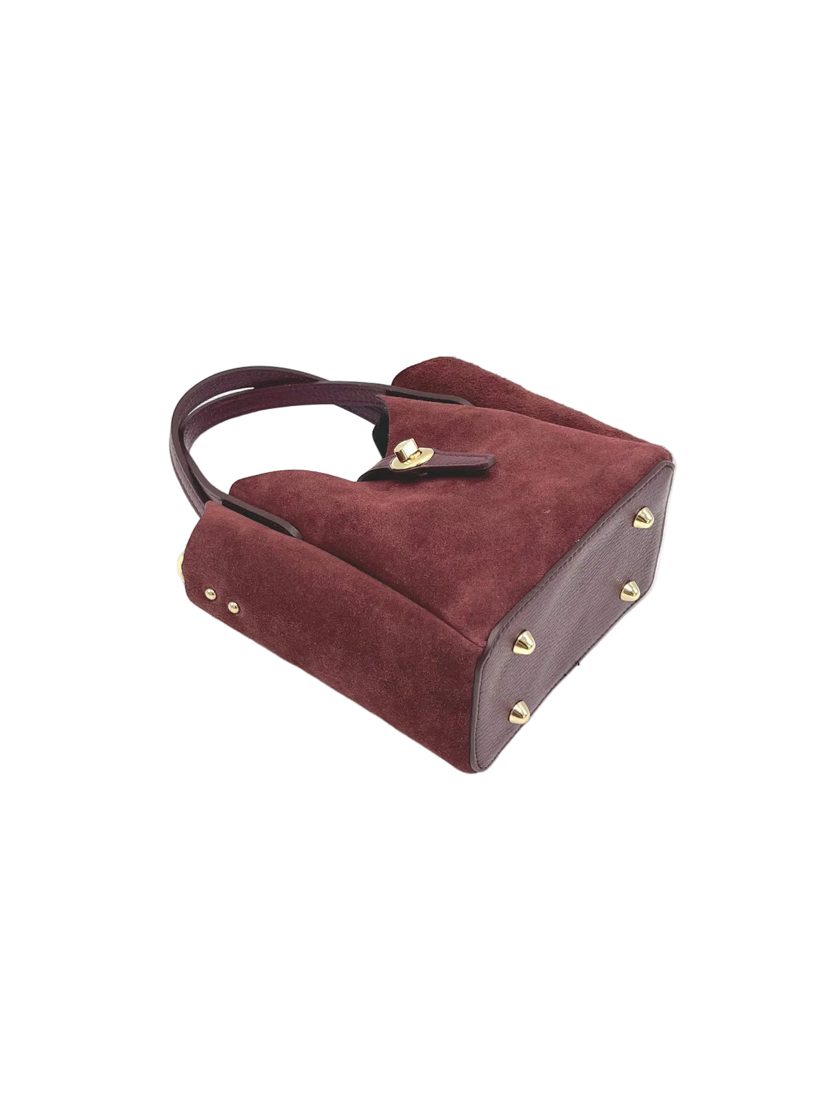 Women's Genuine Leather and Suede Shoulder Bag, Made in Italy, art. 112750