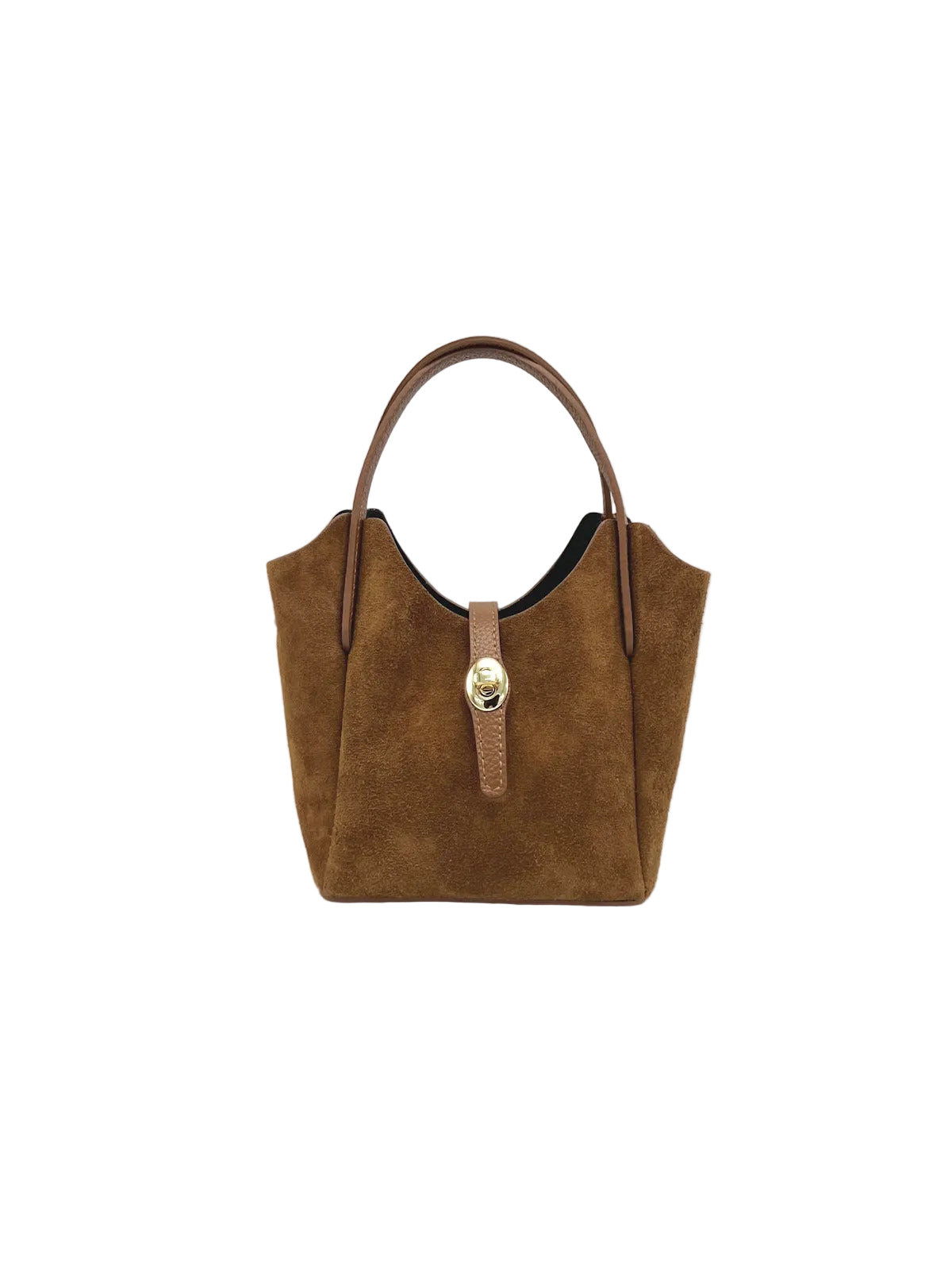 Women's Genuine Leather and Suede Shoulder Bag, Made in Italy, art. 112750