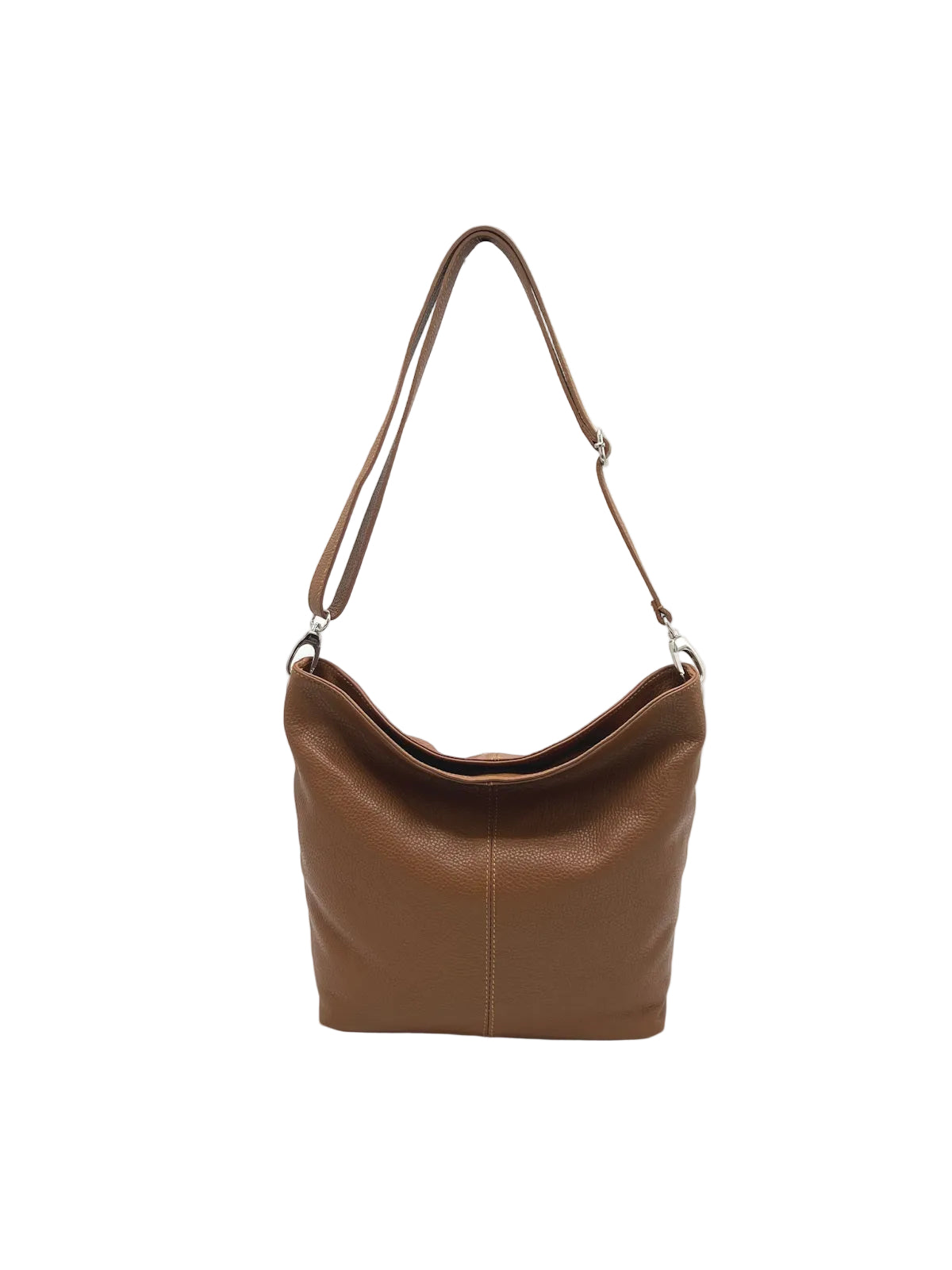 Women's Genuine Leather Shoulder Bag, Made in Italy, art. 112453New