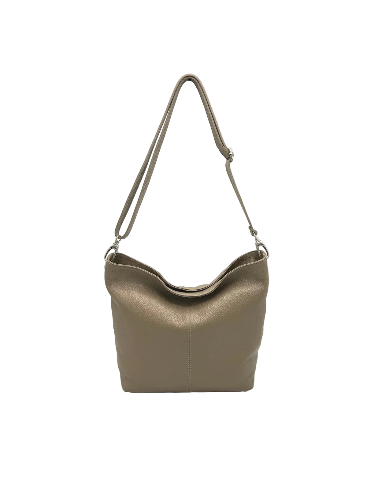 Women's Genuine Leather Shoulder Bag, Made in Italy, art. 112453New