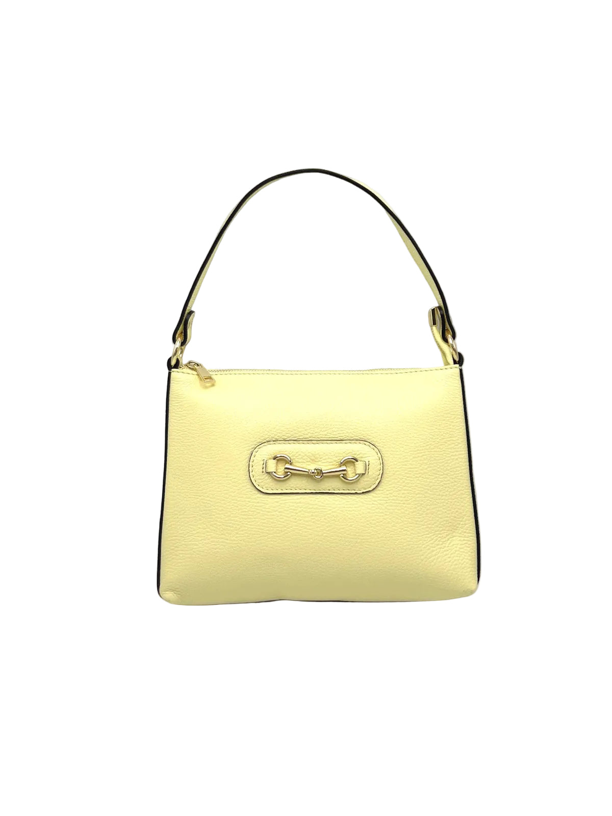Genuine leather shoulder bag with crossbody strap, Made in Italy, art. 112660