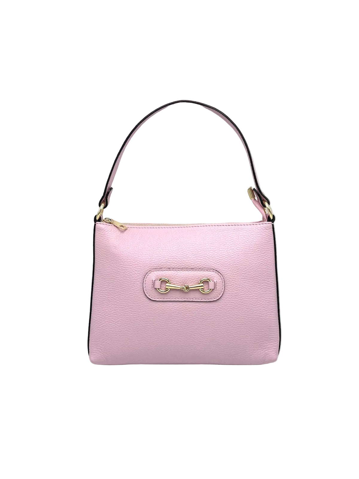 Genuine leather shoulder bag with crossbody strap, Made in Italy, art. 112660