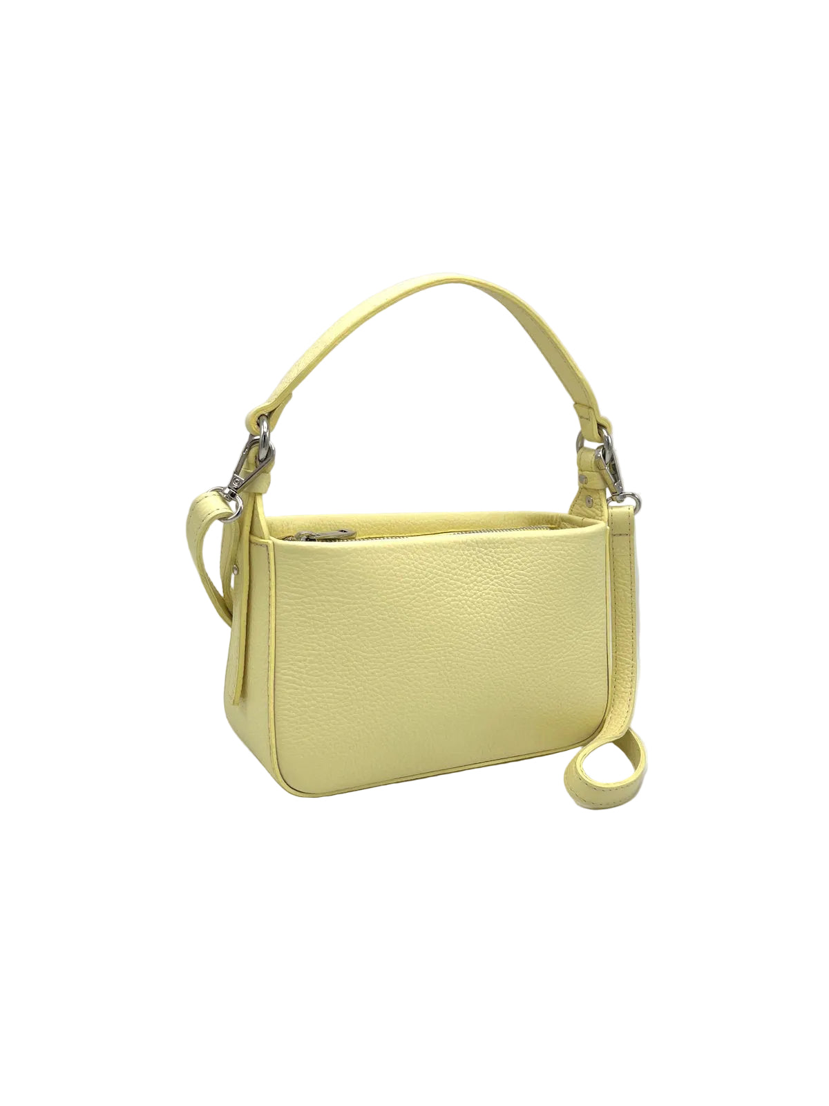 Small Genuine Leather Shoulder Bag, Made in Italy, art. 112753