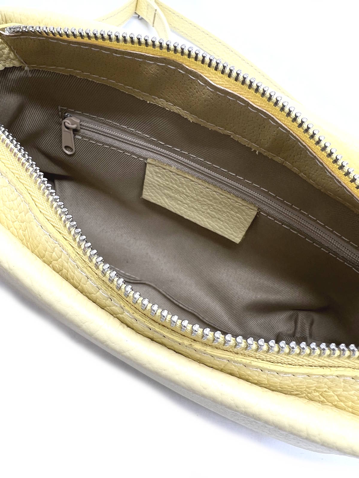 Small Genuine Leather Shoulder Bag, Made in Italy, art. 112753